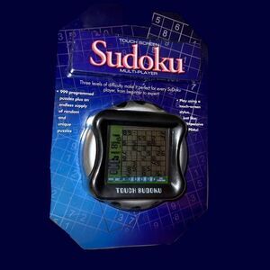 Excalibur SuDoku Touch Screen Multi Player Handheld Electronic Game Puzzles 2782